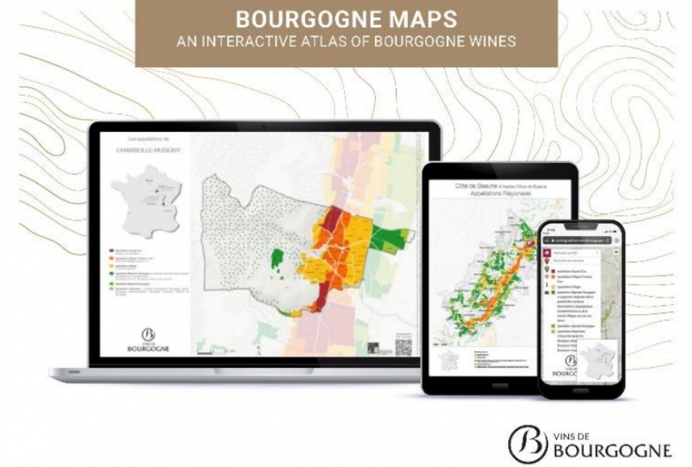 The Bourgogne now mapped right down to the Régionale AOCs!